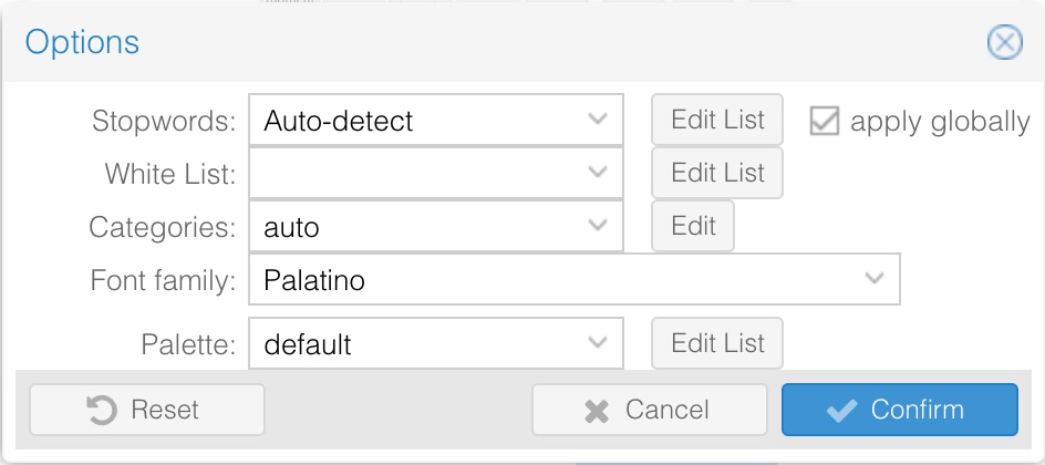 Options Panel